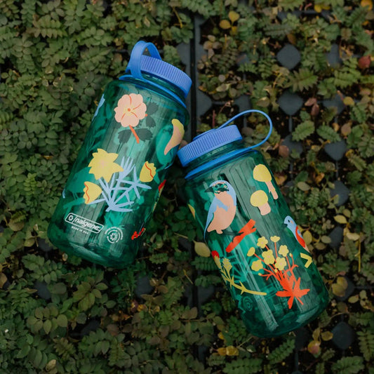 Native Plants & Birds Nalgene Water Bottle