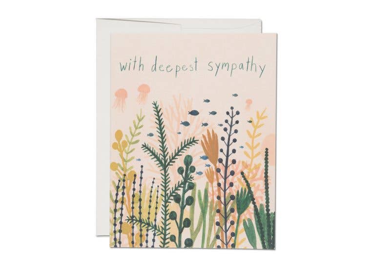 With Deepest Sympathy greeting card