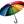 Load image into Gallery viewer, Rainbow Umbrella