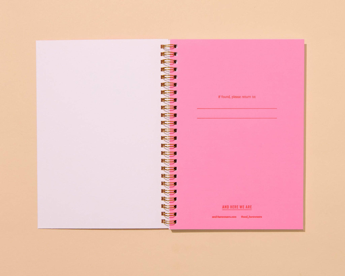 Sardines A5 Letterpress Spiral Notebook
