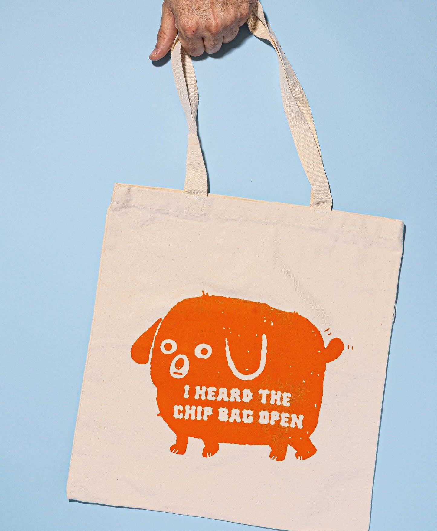 Chip Bag Tote: Cheese Dust / Natural