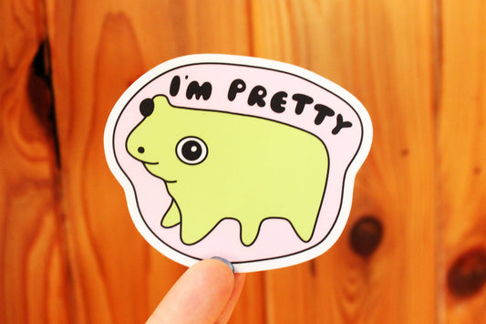 I’m Pretty Frog Sticker