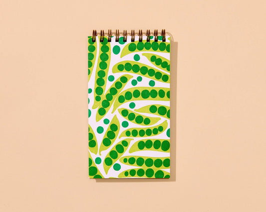 Pea Pod Letterpress Pocket-size Spiral Notebook