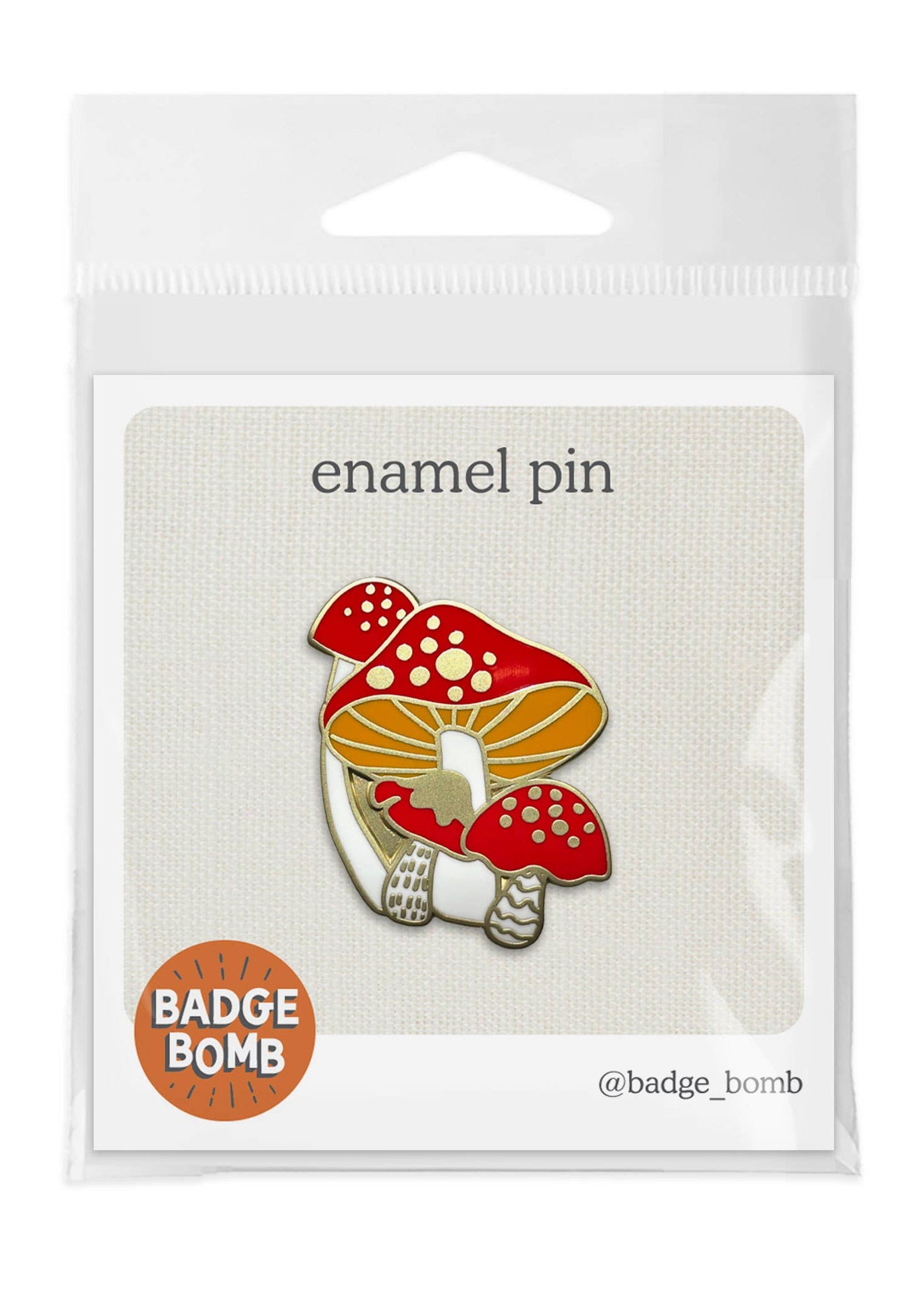 Mushroom Enamel Pin