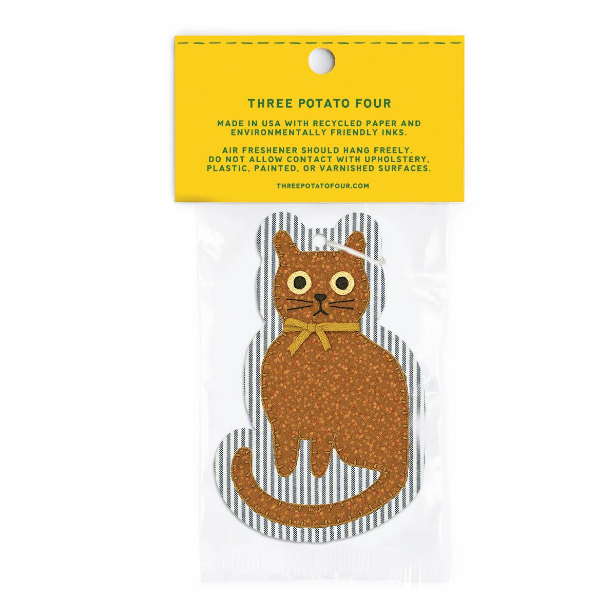Orange Cat Air Freshener