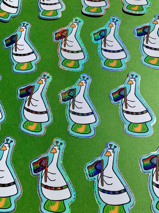 Pride Goose Sticker