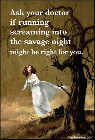Running Screaming Magnet