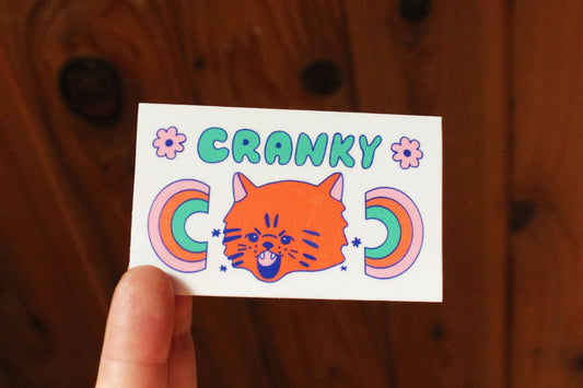Cranky Sticker