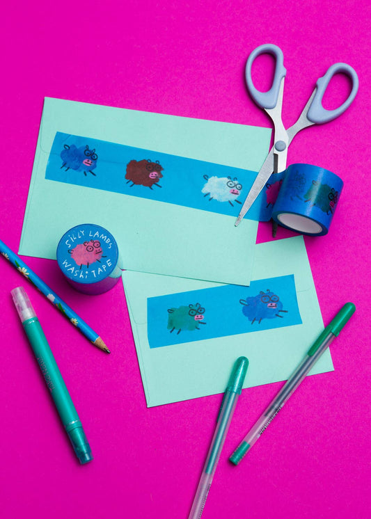 Silly lambs washi tape