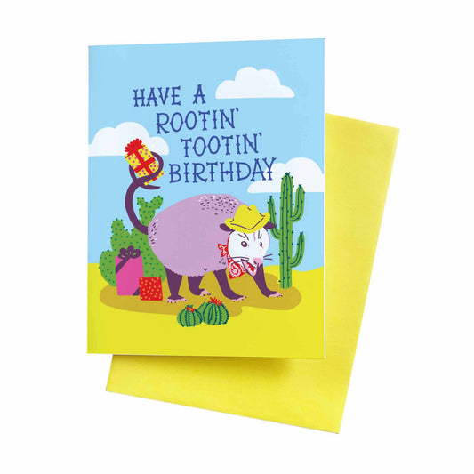 Rootin' Tootin' Birthday Card