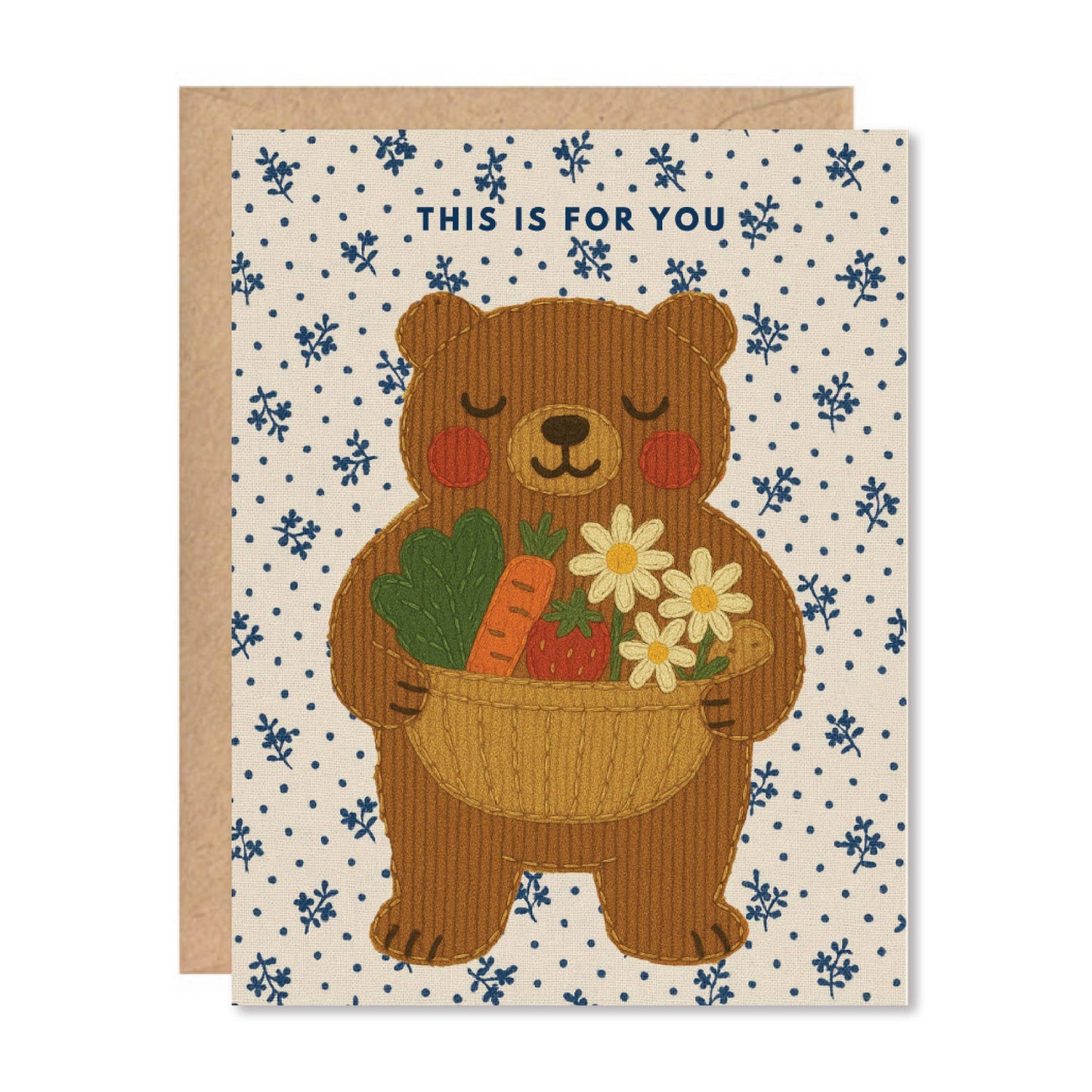 Gift Bear Greeting Card