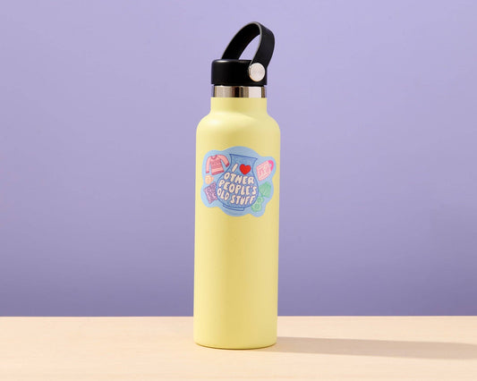 I Heart Other People's Old Stuff Vinyl Sticker