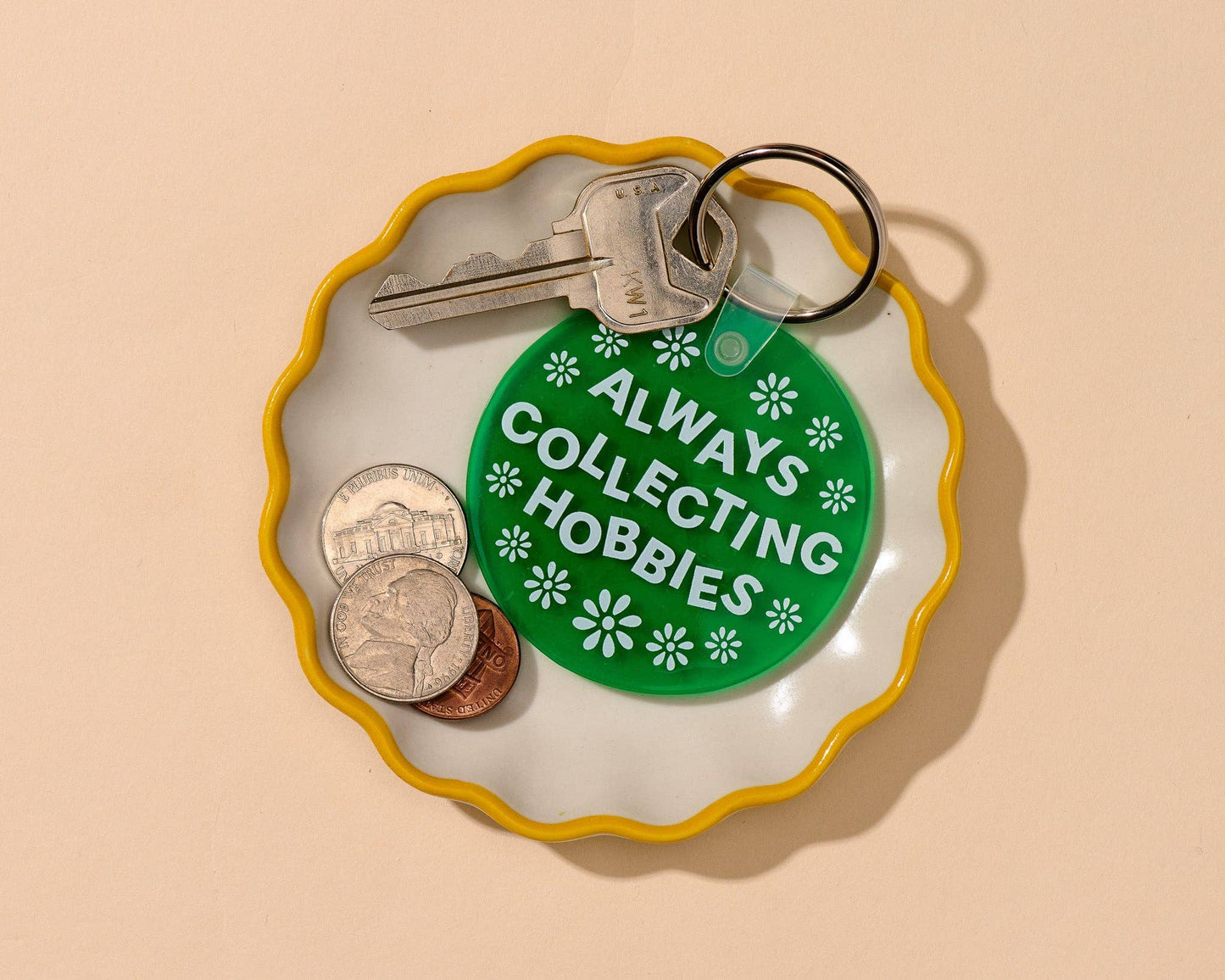 Collecting Hobbies PVC Keychain