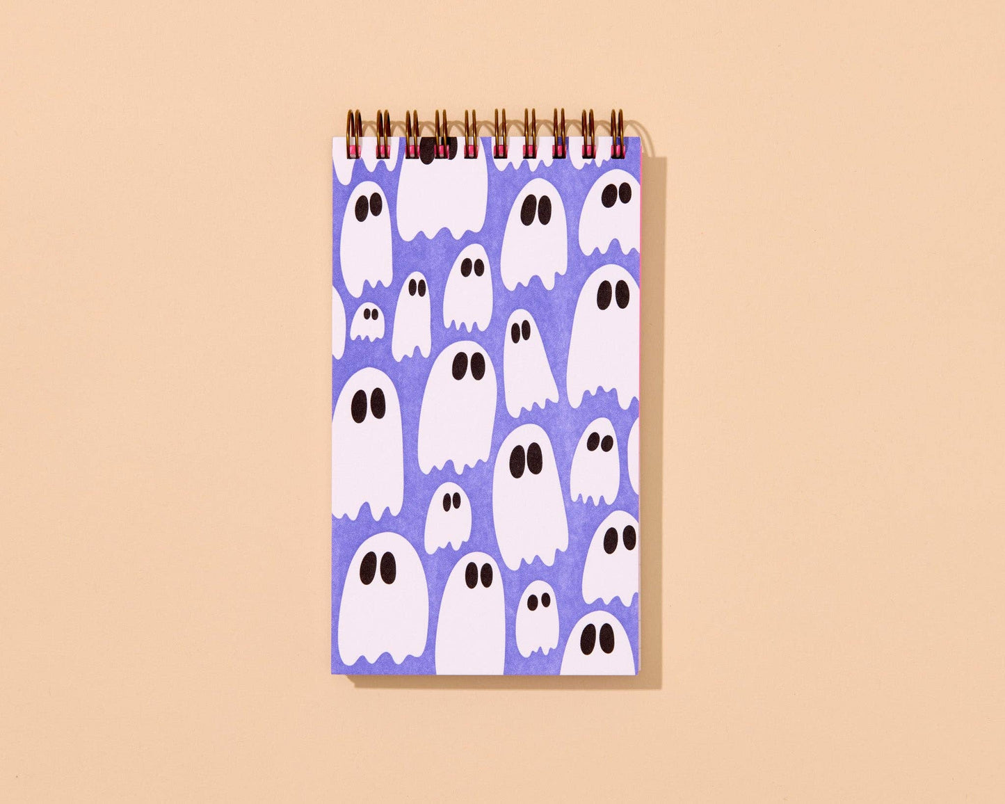 Ghost Letterpress Pocket-size Spiral Notebook