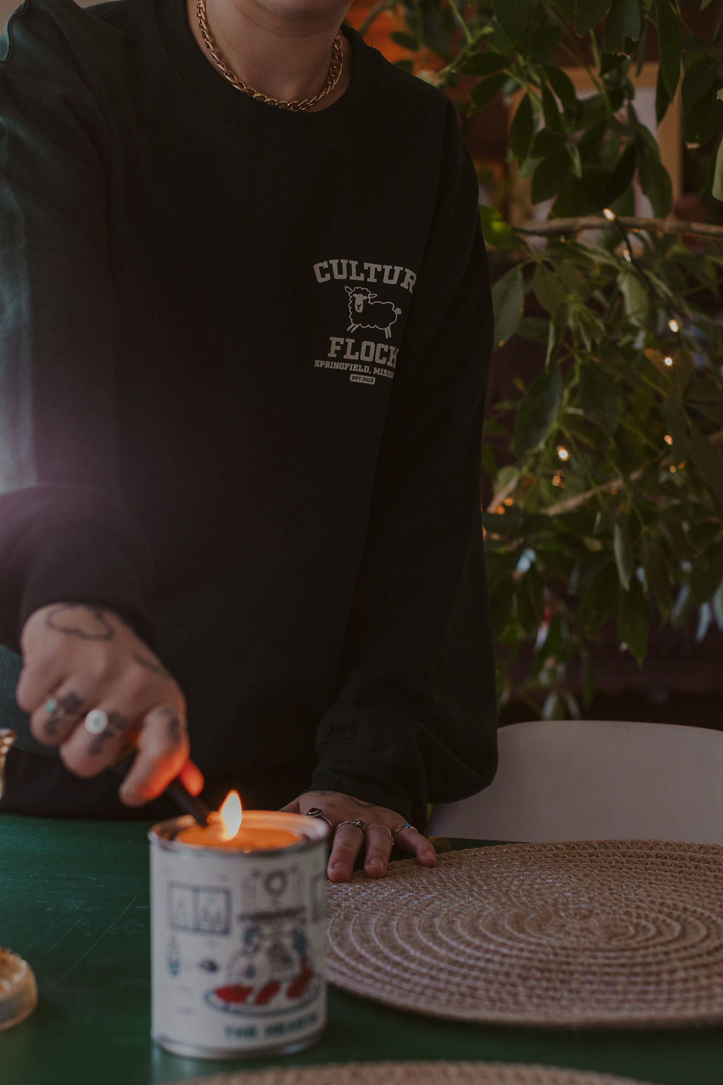 Forest Green CF Logo Sweatshirt