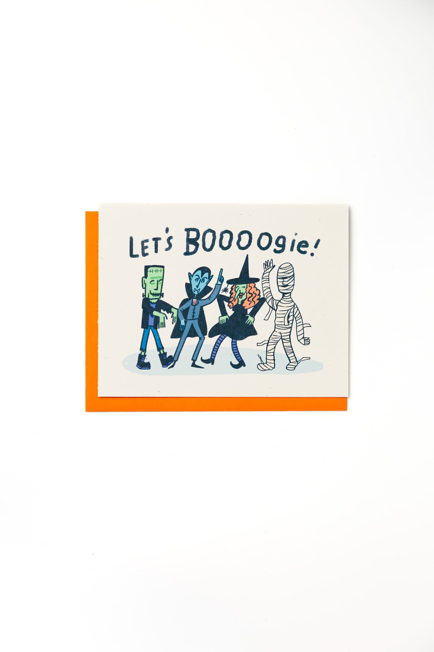 Let's Boogie Halloween Card