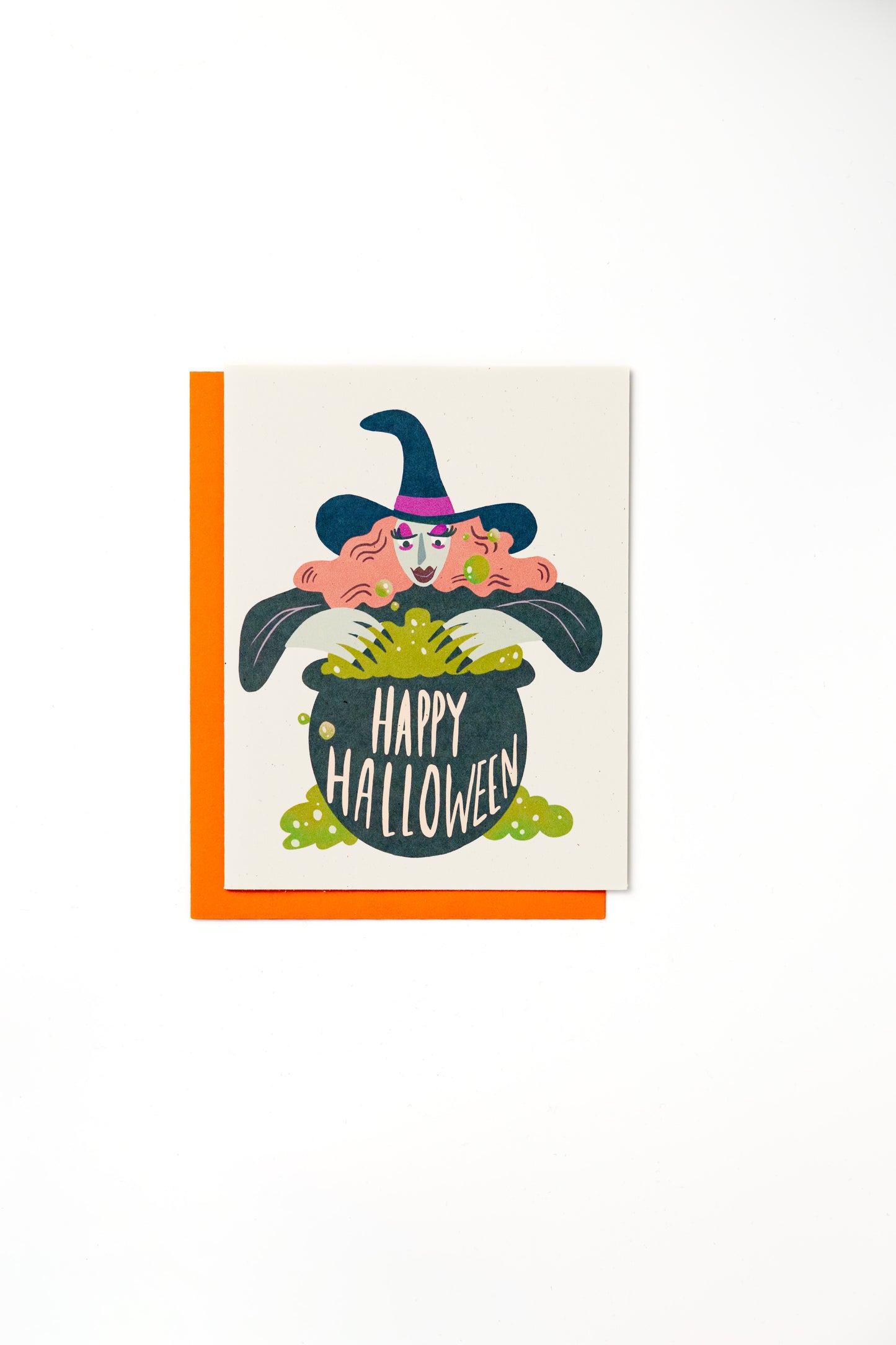 Happy Halloween Witch Card