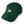 Load image into Gallery viewer, Green dad hat featuring embroidered design of a white goose and a red apple. White background.