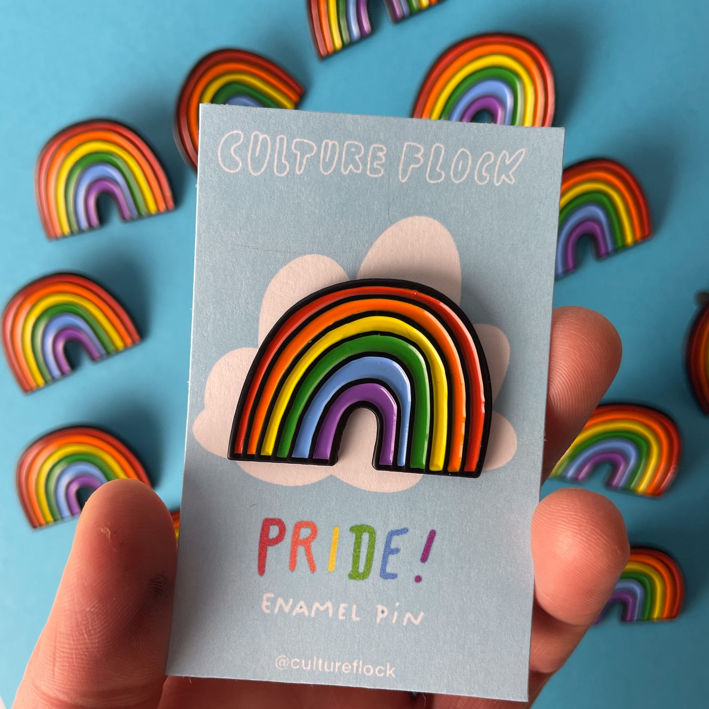CF Rainbow Pride Pin