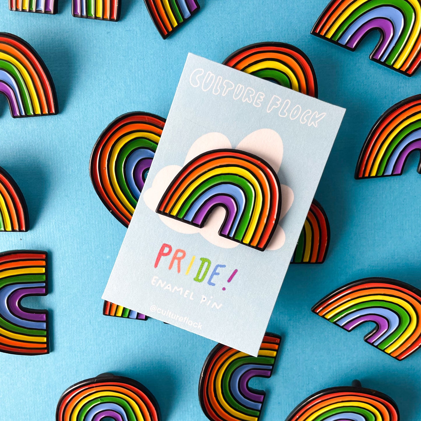 CF Rainbow Pride Pin