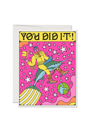 You Did It Congratulations Card