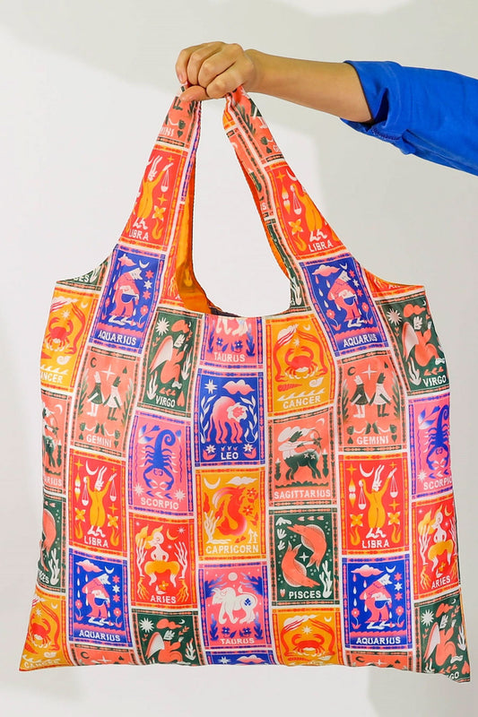 Zodiac Art Sack by Steven Fritters - Eco-Friendly Reuse Tote