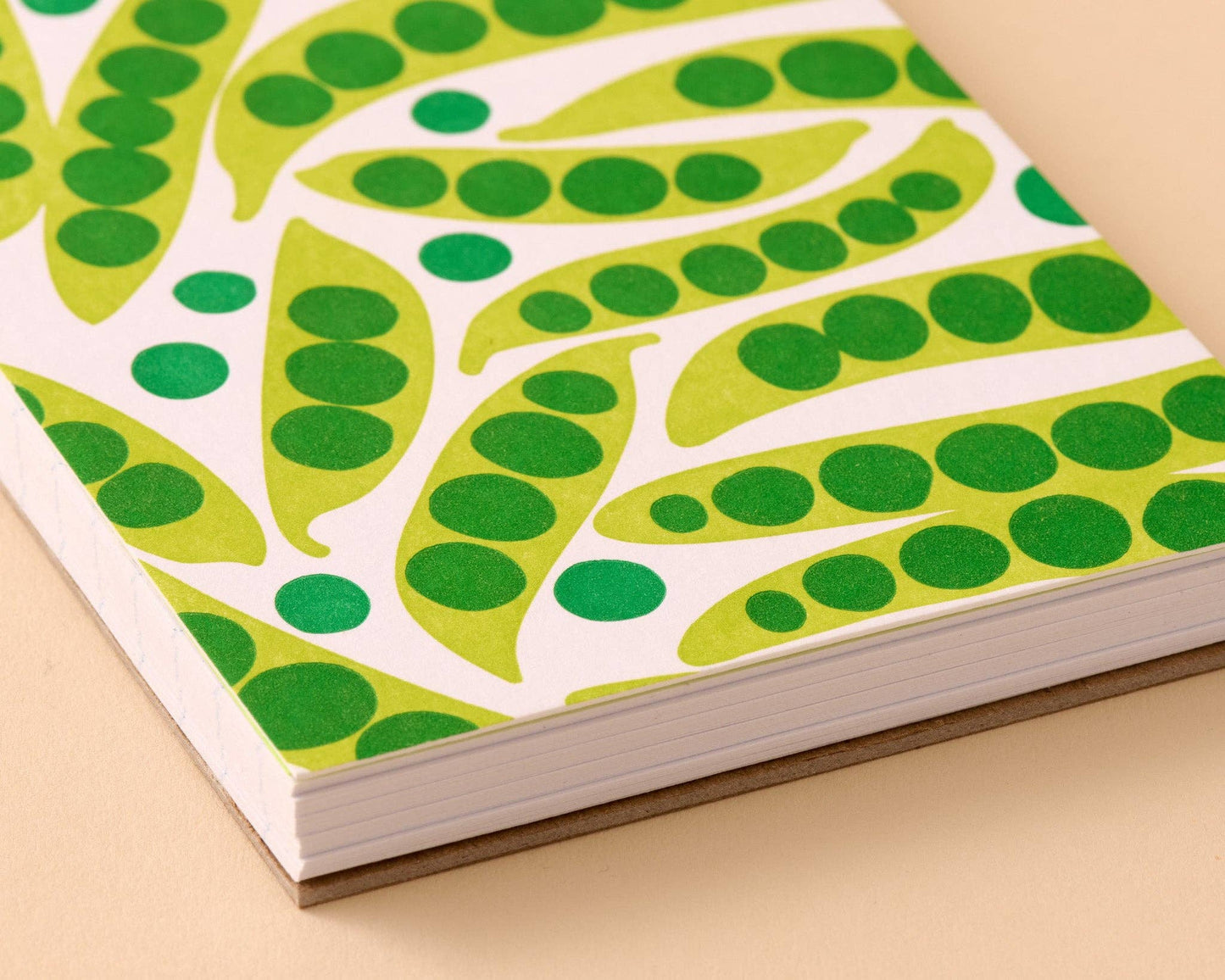 Pea Pod Letterpress Pocket-size Spiral Notebook