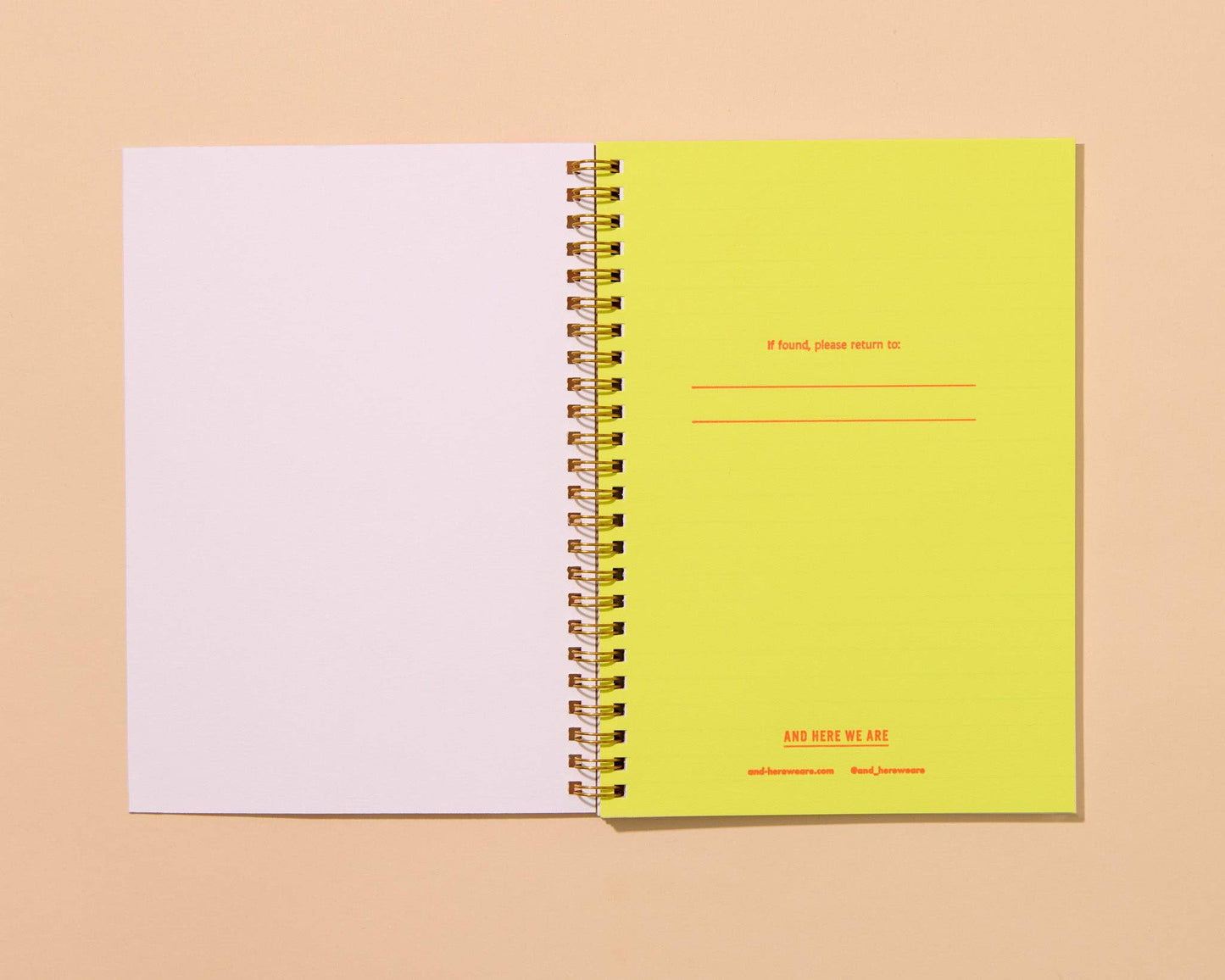 Hot Dogs Letterpress A5 Spiral Notebook
