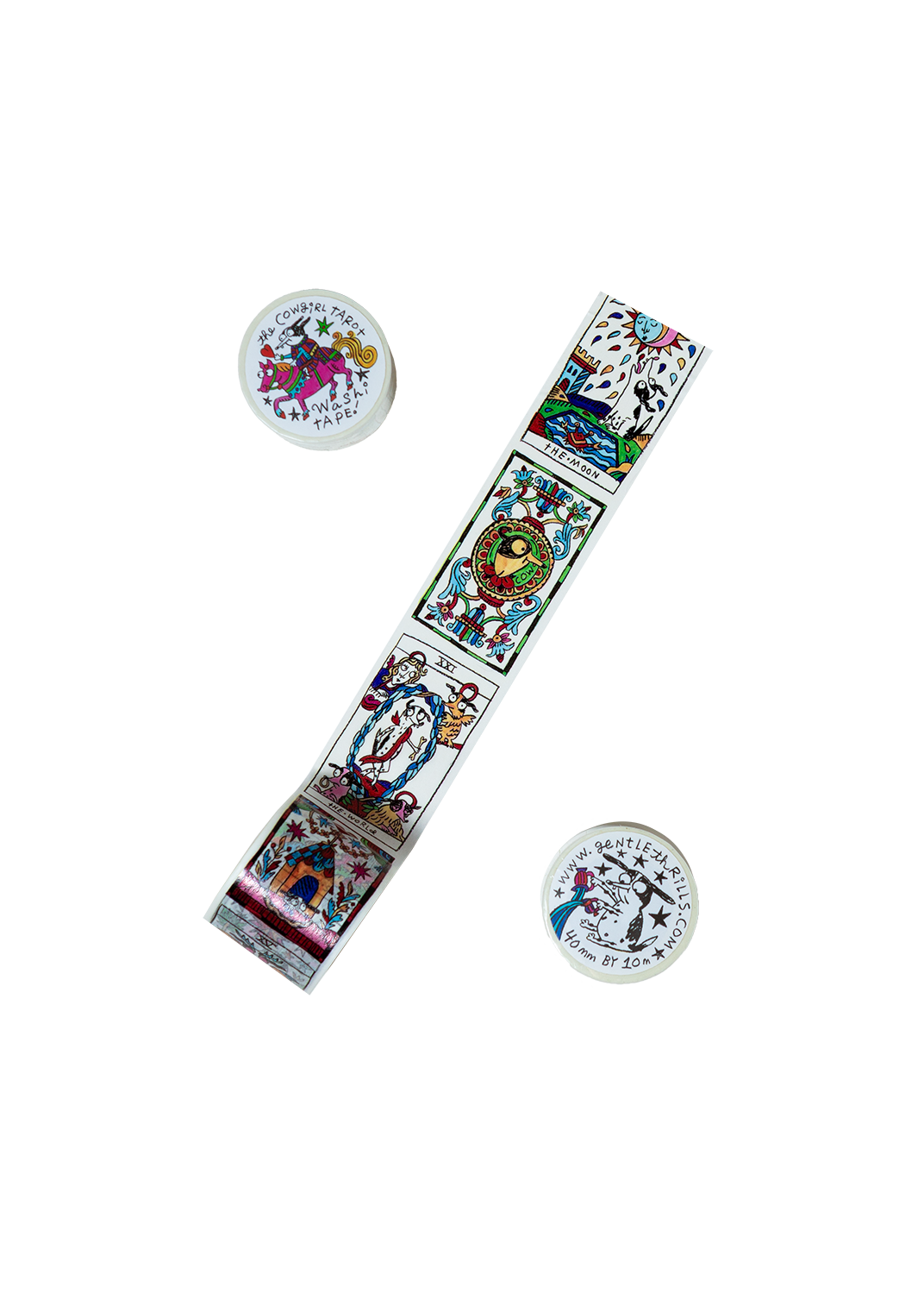 Cowgirl tarot washi tape