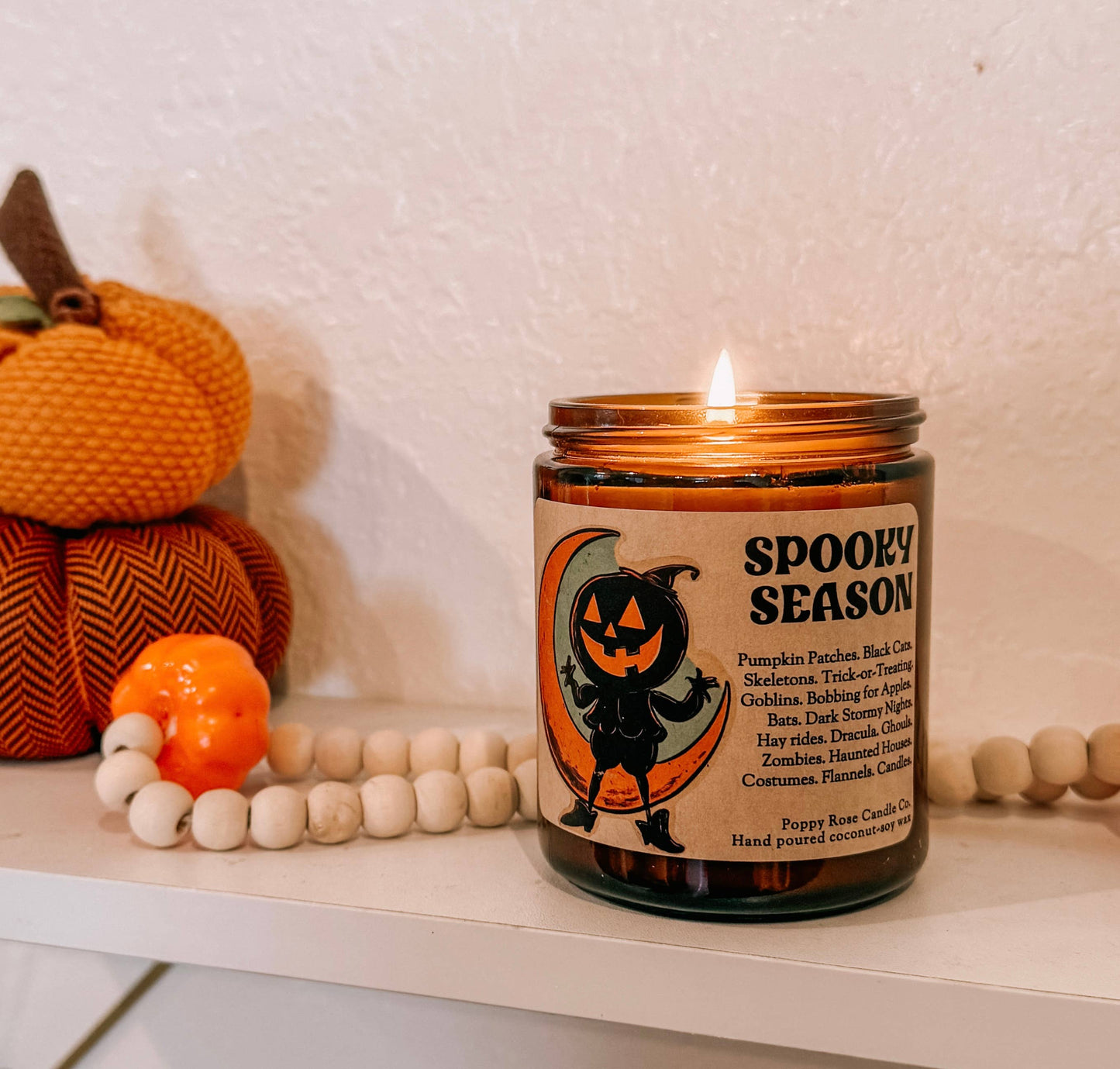 Spooky Season Halloween Candle