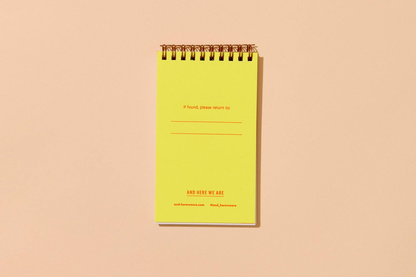Shrimp Cocktail Letterpress Pocket-size Spiral Notebook