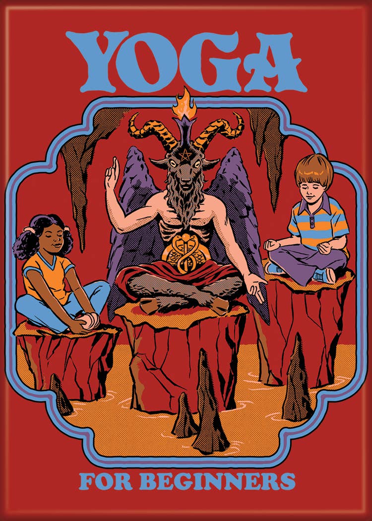 Steven Rhodes Yoga Magnet