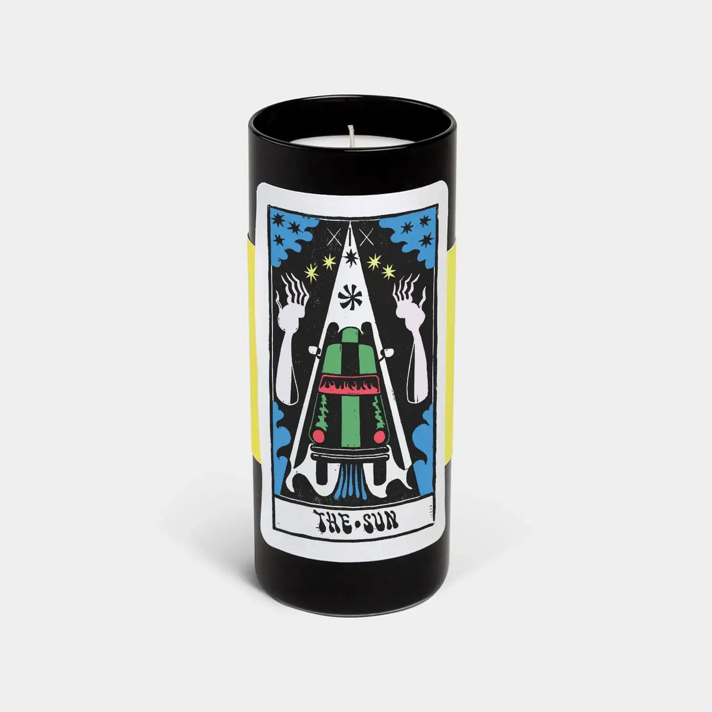 Tarot The Sun Candle - 6" Tall & 60 Hr Burn, Scented