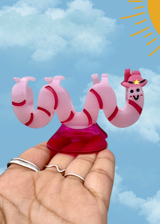 Cowboy Worm Hair Claw