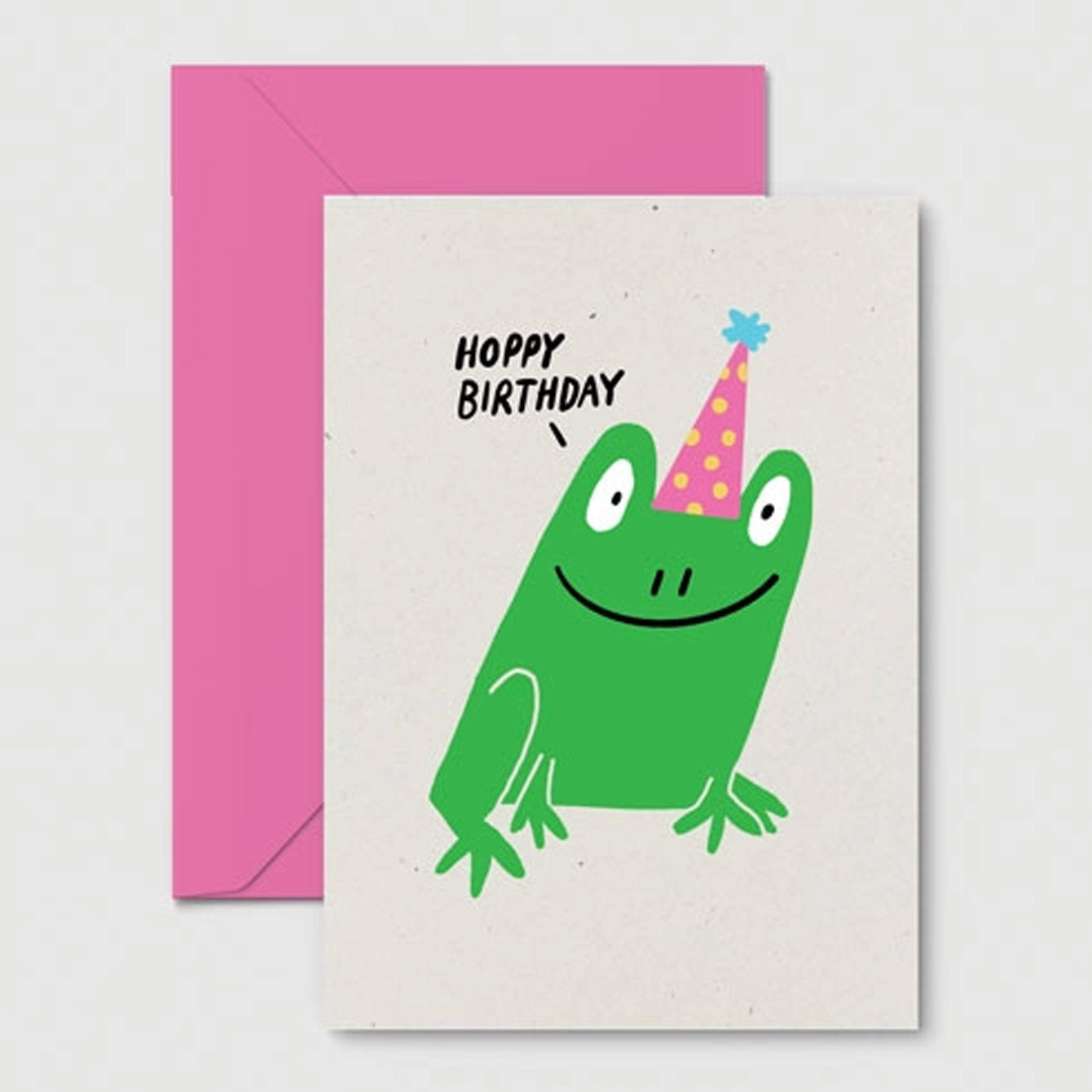 Hoppy Birthday Frog Card