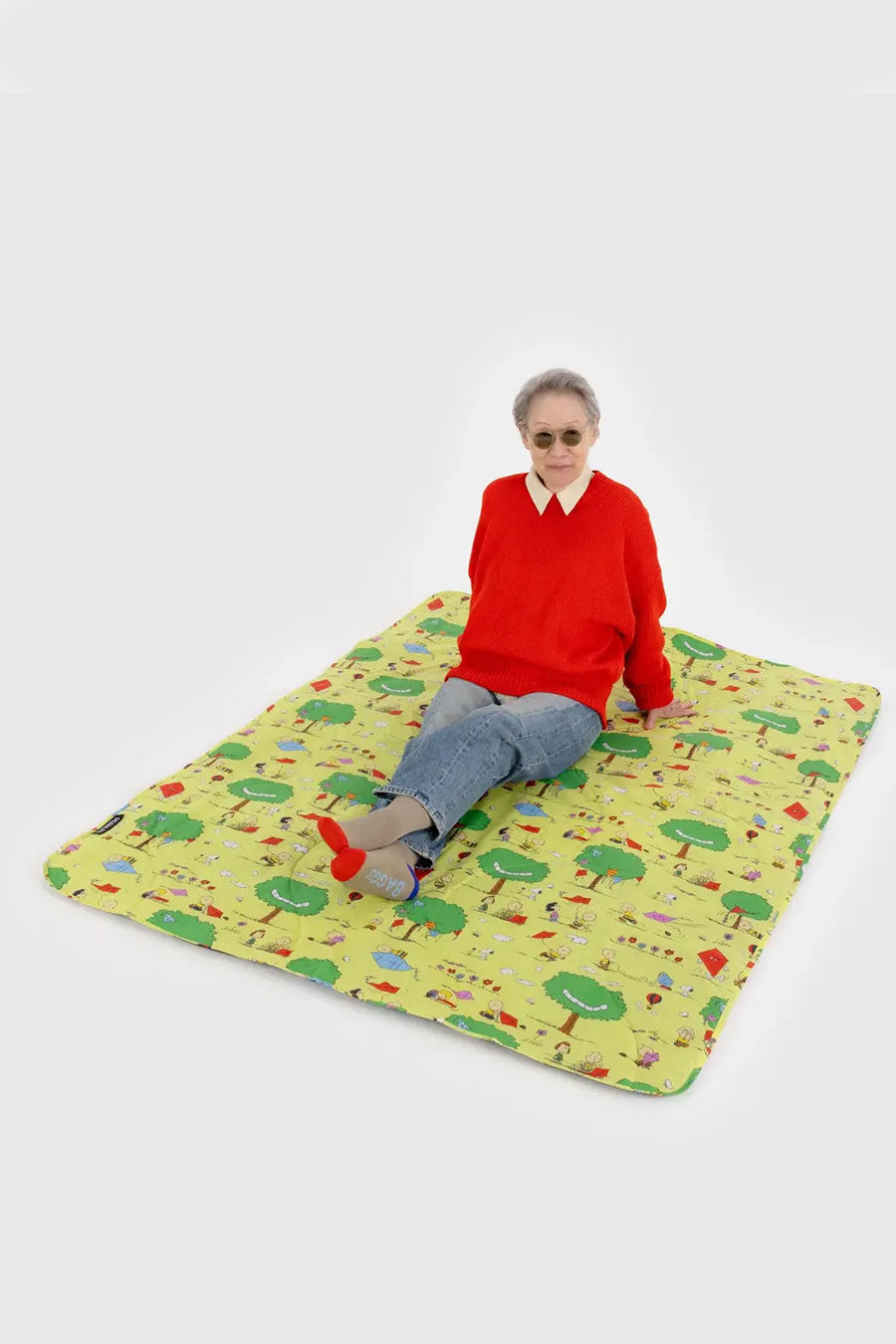 Puffy Picnic Blanket - Kite Eating Tree