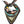 Load image into Gallery viewer, A knotted Black bandana featuring an illustrated ouija board scene. Each corner hosts a different element: Moon, Sun, Eye, Palm of hand. The illustration is orange, yellow, teal, and pink. White background.