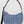 Load image into Gallery viewer, Nylon crescent shaped bag featuring a wavy gingham pattern in blue, light blue, and red. Black straps. white background.