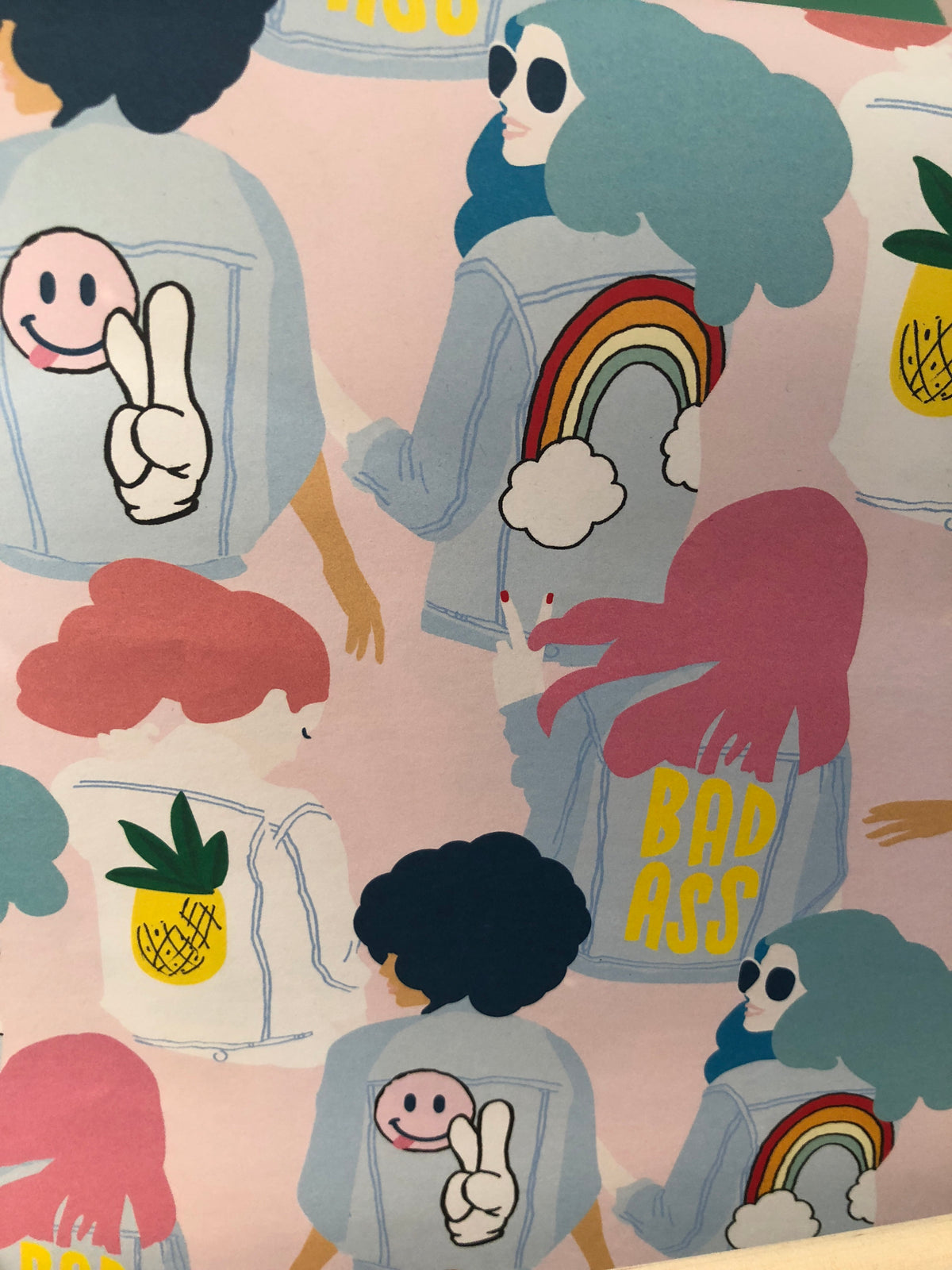 Ladies in jackets gift wrap