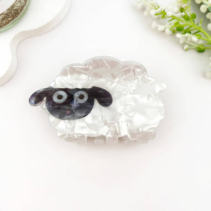 Sheep Hair Claw Clip