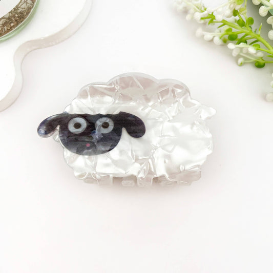 Sheep Hair Claw Clip