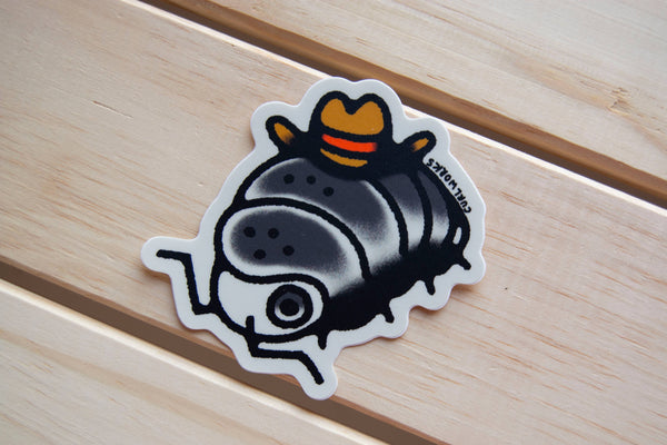 Cowboy Bug Sticker