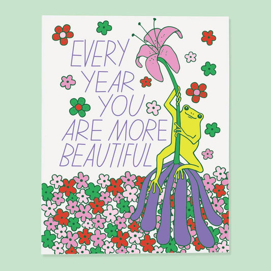 Every Year Birthday Card