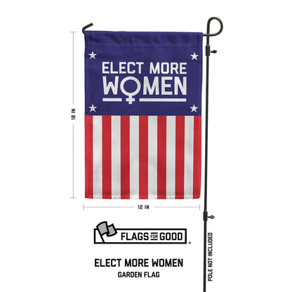 Elect More Women USA Garden Flag