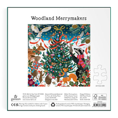 Victoria Ball Woodland Merrymakers 500 Piece Foil Puzzle