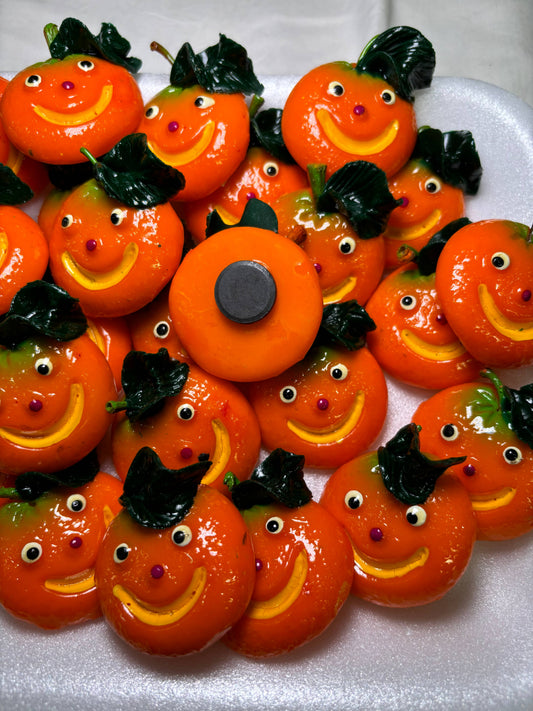 Happy Orange Kitchen Magnet