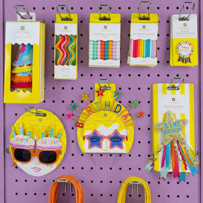 Rainbow Twisted Birthday Candles - 20 Pack