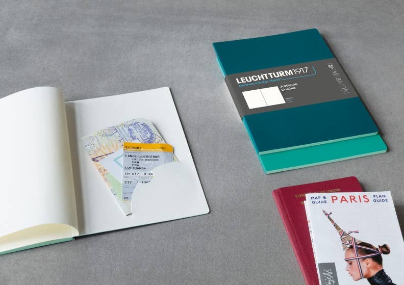 Jottbook A5 - Pack of 2: Sage & Forest Green / Medium / Plain