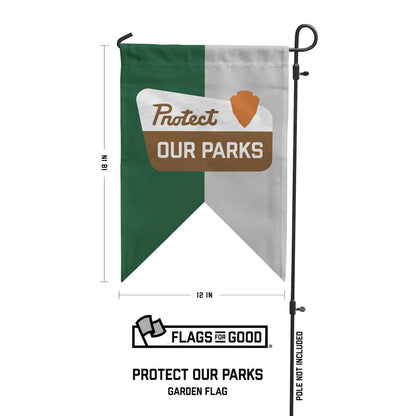 Protect Our Parks Garden Flag