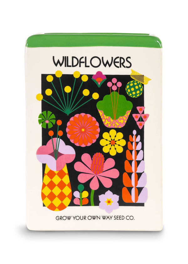 Wildflower Seeds Vase